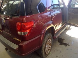 2006 TOYOTA SEQUOIA, BURGUNDY, LIMITED MODEL, 4.7, AT, 2WD,  Z26402